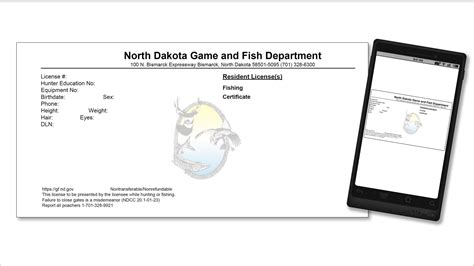 north dakota fishing license online.